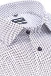 Olymp Luxor Shirt Print White Navy Product / Detail