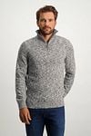 State Of Art Half Zip Melange Dark Blue Model / Voorkant