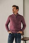 State Of Art Half Zip Pullover Rot Model / Voorkant