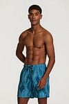 Shiwi Swimshorts Leaves Blue Model / Voorkant