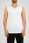 Slater Basic Singlet Weiß Model / Voorkant