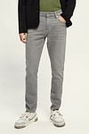 Scotch and Soda Skim Jeans Grijs Model / Voorkant