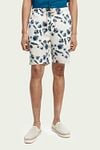 Scotch and Soda Short White Print Model / Voorkant