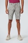 No Excess Shorts Garment Dyed Print Gray Model / Voorkant