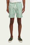 Scotch & Soda Swimshorts Stripes Green Model / Voorkant