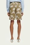 Scotch and Soda Short Druck Dunkelgrün Model / Voorkant