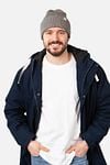 Barts Makalun Beanie Grey Model / Voorkant