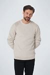 No Excess Pullover Knitted Beige Model / Voorkant