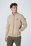 No Excess Cardigan Twill Beige Model / Voorkant
