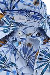 Blue Industry Overhemd Tropisch Blauw Product / Detail