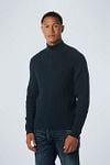 No Excess Mocker Pullover Navy  Model / Voorkant