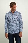 State Of Art Shirt Plants Blue Model / Voorkant