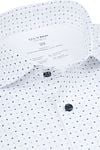 Olymp Level 5 Shirt Stretch Print White Product / Detail