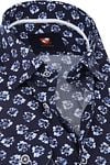 Suitable Overhemd Bloemen Donkerblauw Product / Detail