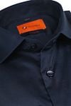 Suitable Shirt Pink Skinny Fit Navy 241-1 Product / Detail