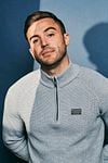 NZA Half Zip Trui Drake Lichtblauw Model / Voorkant
