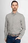 Suitable Chemise Imprimé Vert Model / Voorkant avec Emiel