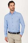 Suitable Shirt 261-4 Blue Print Model / Voorkant with Emiel