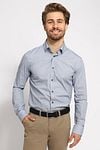 Suitable Shirt Print Blue 267-9 Model / Voorkant