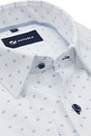 Suitable Shirt Oxford Print White Product / Detail