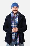 Barts Spenter Scarf Blue Model / Voorkant
