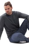 Mey Nightwear Portimo Long Grey Model / Voorkant