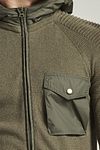 Dstrezzed Cardigan Hooded Dark Green