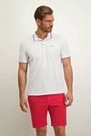 State Of Art Pique Polo Shirt White Model / Voorkant