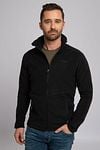 Tenson Miracle Fleece Jacket Black Model / Voorkant with Emiel