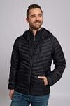 Tenson Kofi Jacket Black Model / Voorkant with Emiel