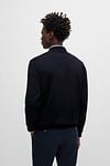 BOSS Balonso Cardigan Wool Navy Model / Achterkant