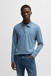 BOSS Passerby Poloshirt Light Blue Model / Voorkant