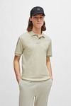 BOSS Passenger Polo Shirt Beige Model / Voorkant