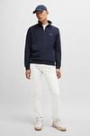 BOSS Satin Chino White Model / Voorkant