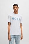 BOSS T-shirt Bossocean White Model / Voorkant