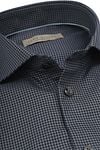 John Miller Shirt Vichy Checks Anthracite Product / Detail