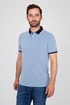 Suitable Oxford Polo Shirt Blue Model / Voorkant with Emiel