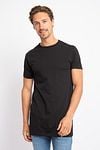 Alan Red Extra Long T-Shirts Derby Black (2-Pack) Model / Voorkant