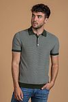 Suitable Polo Dunkel Grün Model / Voorkant mit Bram