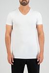 Slater 2-pack Stretch V-neck T-shirt White Model / Voorkant