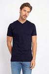 Alan Red Vancouver T-Shirt V-Neck Navy 2-Pack Model / Voorkant