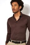 Desoto Overhemd Strijkvrij Modern Kent Bruin 97028-3-870 online bestellen | Suitable