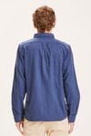 KnowledgeCotton Apparel Shirt Dark Blue 90889-1043 order online | Suitable