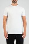 Slater 2-pack T-shirt Extra Long R-Neck White Model / Voorkant