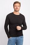 Alan Red Olbia Longsleeve T-shirt Black Model / Voorkant
