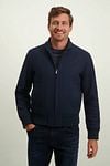 State Of Art Jas Bomber Wol Navy Model / Voorkant