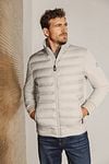 State Of Art Jacke Einfarbig Gepufft Beige Model / Voorkant