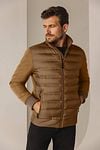 State Of Art Jacket Puffed Brown Model / Voorkant