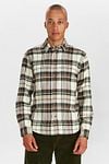 Anerkjendt Shirt Louis Checks Beige Model / Voorkant