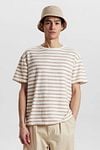 Anerkjendt Kikki T-shirt Orange Striped Model / Voorkant